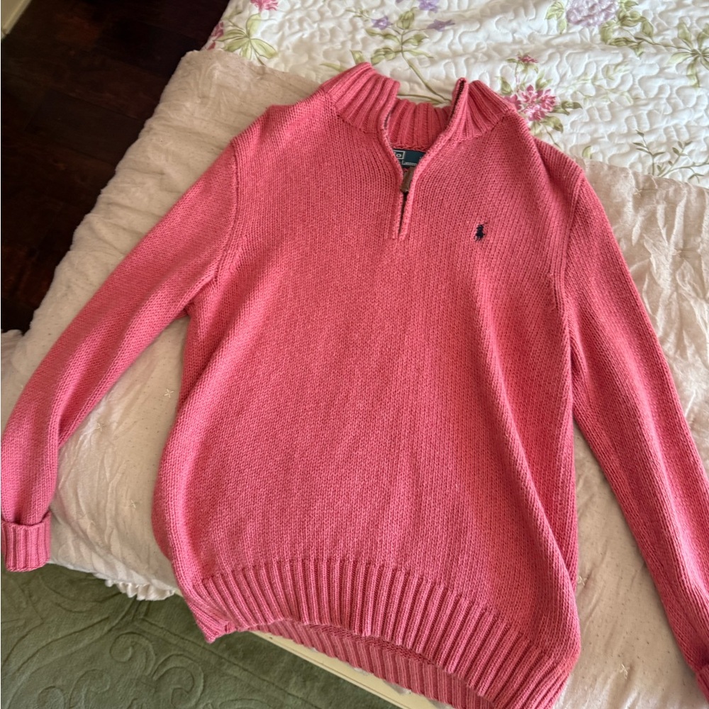 Polo by Ralph Lauren Pink Cowl Neck Sweater